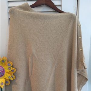 Lilly Pulitzer Cashmere Harp Wrap, Gold